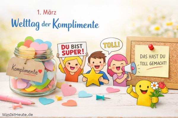 Welttag der Komplimente ist am 1. März: Worte, die stärken