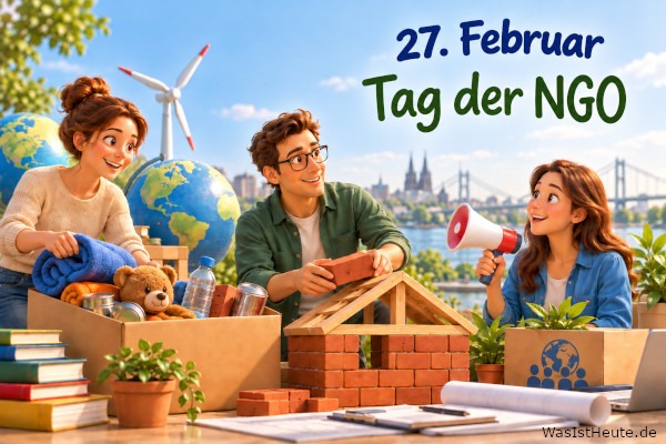 Welttag der Nichtregierungsorganisationen (World NGO Day) ist am 27. Februar: Würdigung weltweiter NGO-Arbeit