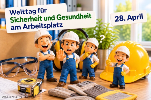 Welttag für Sicherheit und Gesundheit am Arbeitsplatz ist am 28. April: Globaler Aktionstag für sichere Arbeitsbedingungen
