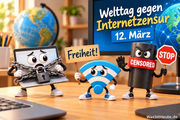 Welttag gegen Internetzensur ist am 12. März: Aktionstag für freie Netze