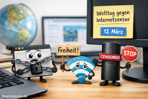 Welttag gegen Internetzensur ist am 12. März: Aktionstag für freie Netze