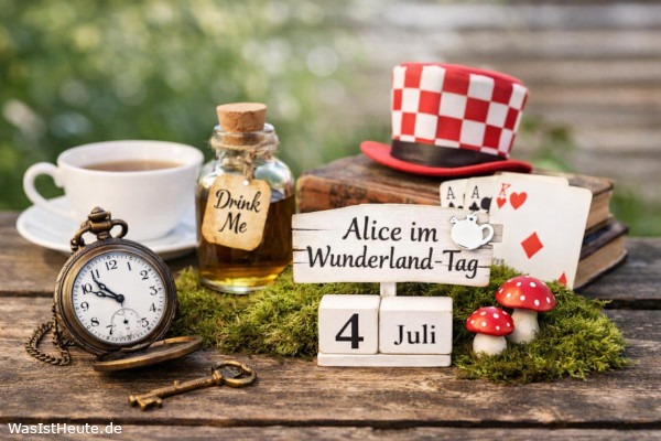 Alice-im-Wunderland-Tag ist am 4. Juli: Literarischer Anlass rund um eine berühmte Fantasiegeschichte