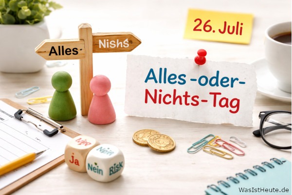 Alles-oder-Nichts-Tag ist am 26. Juli: Mut zu klaren Entscheidungen