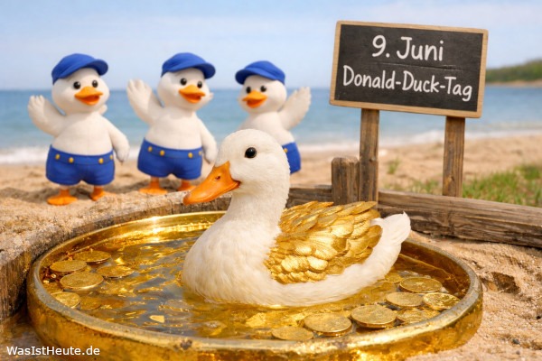Donald-Duck-Tag ist am 9. Juni: Geburtstag der berühmten Comicfigur