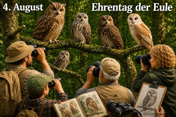 Ehrentag der Eule ist am 4. August: Würdigung faszinierender Nachtvögel