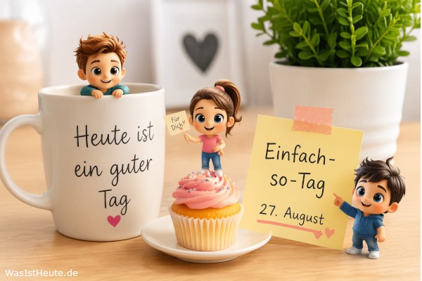 Einfach-so-Tag ist am 27. August: Kleine Gesten ohne Anlass feiern