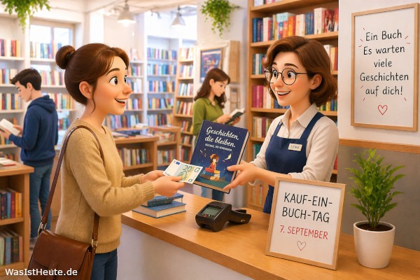 Kauf-ein-Buch-Tag ist am 7. September: Ein Tag rund ums Lesen