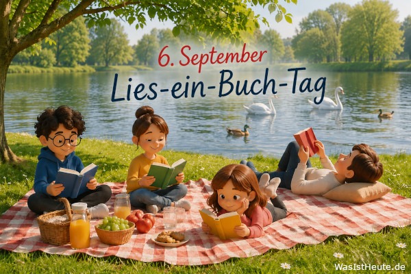 Lies-ein-Buch-Tag ist am 6. September: Lesetag zur Förderung von Büchern