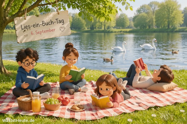 Lies-ein-Buch-Tag ist am 6. September: Lesetag zur Förderung von Büchern