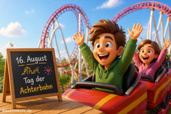Tag der Achterbahn ist am 16. August: Internationaler Gedenktag für Fahrspaß