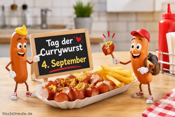 Tag der Currywurst ist am 4. September: Würdigung eines deutschen Imbissklassikers