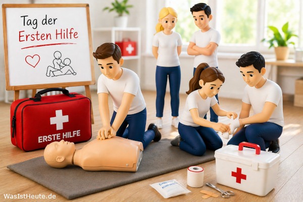 Tag der Ersten Hilfe ist am 12. September 2026: Wissen, das Leben retten kann
