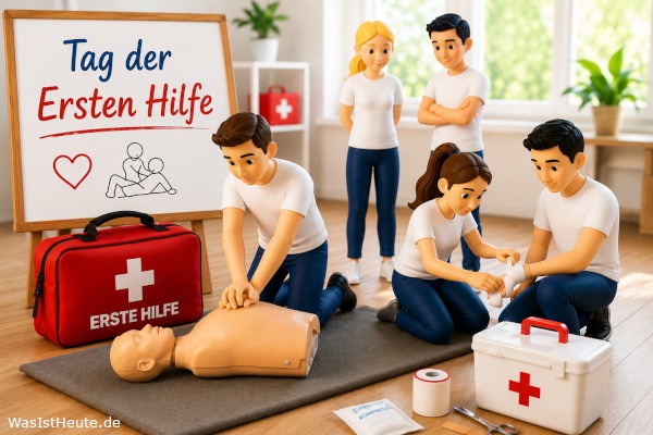 Tag der Ersten Hilfe ist am 12. September 2026: Wissen, das Leben retten kann