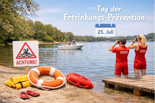 Tag der Ertrinkungs-Prävention ist am 25. Juli: Aufklärung über sicheres Verhalten im Wasser