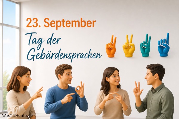 Tag der Gebärdensprachen ist am 23. September: Sichtbarkeit für visuelle Kommunikation