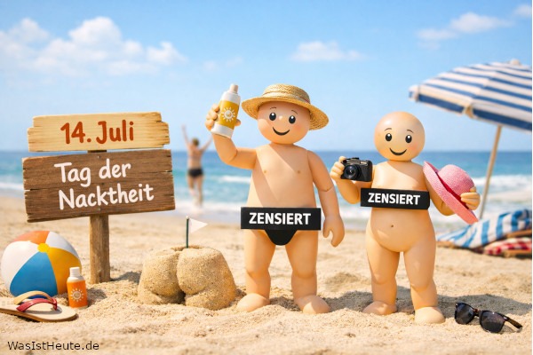 Tag der Nacktheit ist am 14. Juli: Lockerer Aktionstag rund um Freikörperkultur