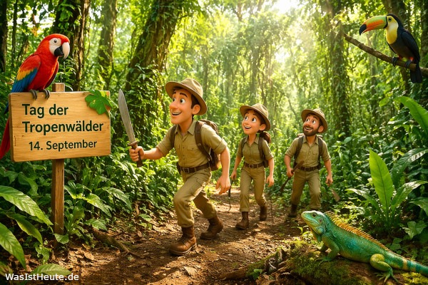Tag der Tropenwälder ist am 14. September: Schutz und Aufmerksamkeit für Regenwälder