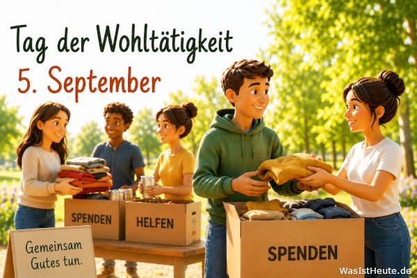 Tag der Wohltätigkeit ist am 5. September: Globaler Aufruf zum Helfen