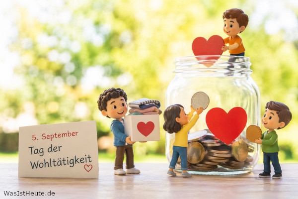Tag der Wohltätigkeit ist am 5. September: Globaler Aufruf zum Helfen