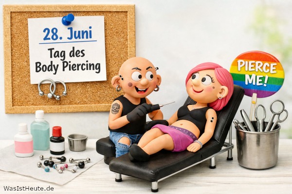 Tag des Body Piercing ist am 28. Juni: Bedeutung eines Szene-Gedenktags