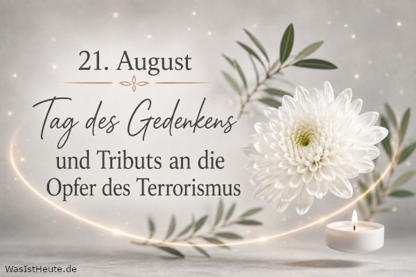 Tag des Gedenkens und Tributs an die Opfer des Terrorismus ist am 21. August: Internationaler Gedenktag für Opfer und Hinterbliebene