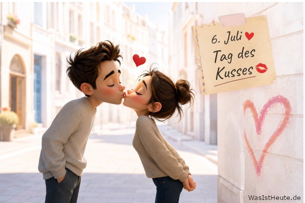Tag des Kusses ist am 6. Juli: Liebevolle Geste im Mittelpunkt
