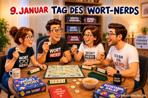 Tag des Wort-Nerds ist am 9. Januar: Sprachfreude und Wortspiele im Mittelpunkt