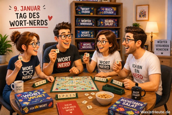 Tag des Wort-Nerds ist am 9. Januar: Sprachfreude und Wortspiele im Mittelpunkt