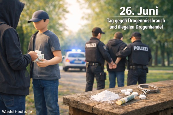 Tag gegen Drogenmissbrauch und illegalen Drogenhandel ist am 26. Juni: Internationaler Gedenktag zur Aufklärung und Prävention