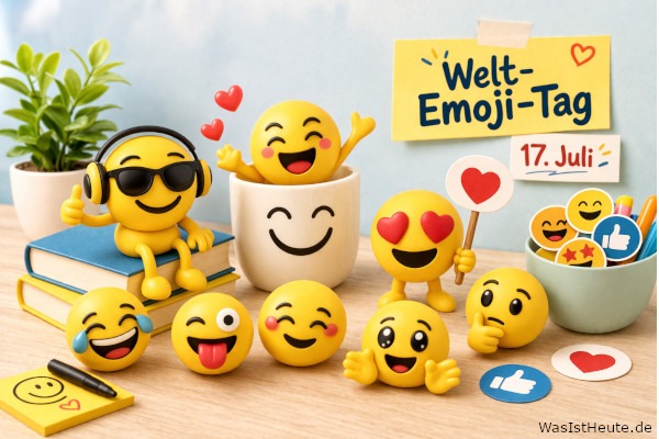 Welt-Emoji-Tag ist am 17. Juli: Feier digitaler Symbole weltweit