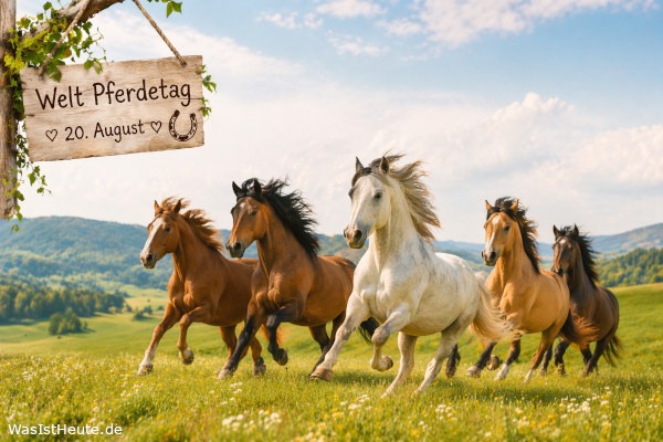 Welt Pferdetag ist am 20. August: Anlass rund um Pferde und ihre Rolle