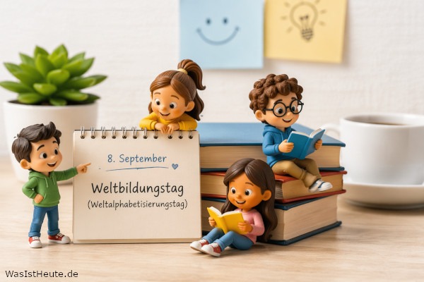 Weltbildungstag (Weltalphabetisierungstag) ist am 8. September: Internationaler Gedenktag für Lesen und Schreiben