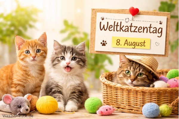 Weltkatzentag ist am 8. August: Anlass für Aufmerksamkeit für Katzen