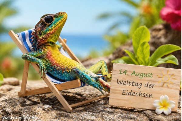 Welttag der Eidechsen ist am 14. August: Aufmerksamkeit für Reptilien weltweit