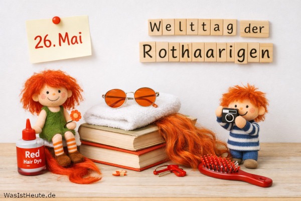 Welttag der Rothaarigen ist am 26. Mai: Ehrentag für rote Haare