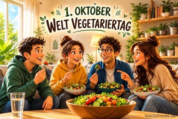 Weltvegetariertag ist am 1. Oktober: Aktionstag für bewusste Ernährung