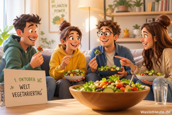 Weltvegetariertag ist am 1. Oktober: Aktionstag für bewusste Ernährung