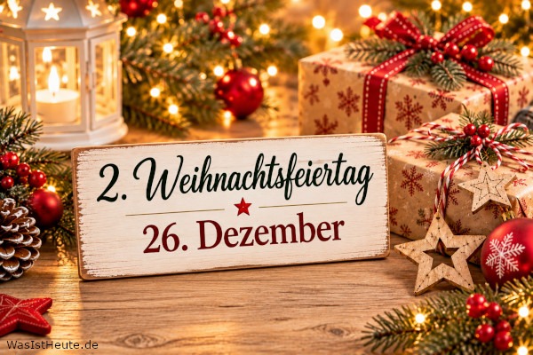 2. Weihnachtsfeiertag ist am 26. Dezember: Christlicher Feiertag nach Weihnachten