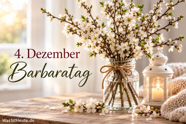 Barbaratag ist am 4. Dezember: Brauchtum rund um Kirschzweige