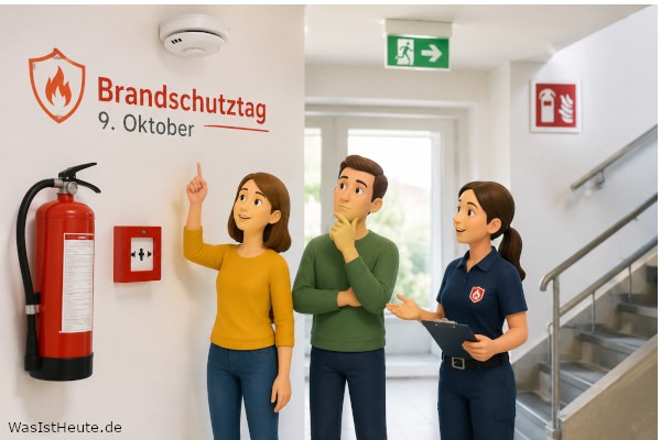Brandschutztag ist am 9. Oktober: Maßnahmen gegen Feuergefahren