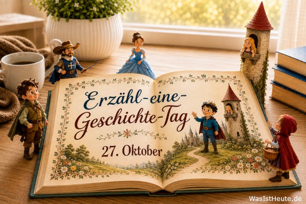 Erzähl-eine-Geschichte-Tag ist am 27. Oktober: Geschichten stehen im Mittelpunkt