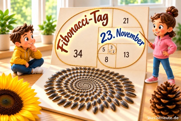 Fibonacci-Tag ist am 23. November: Zahlenreihe mit besonderem Muster