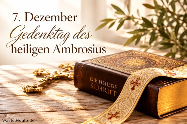 Gedenktag des heiligen Ambrosius ist am 7. Dezember: Ehrung eines Kirchenlehrers