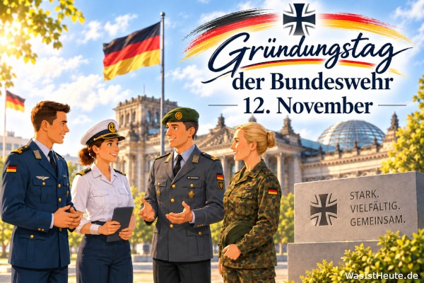 Gründungstag der Bundeswehr am 12. November: Erinnerung an den Beginn der deutschen Streitkräfte