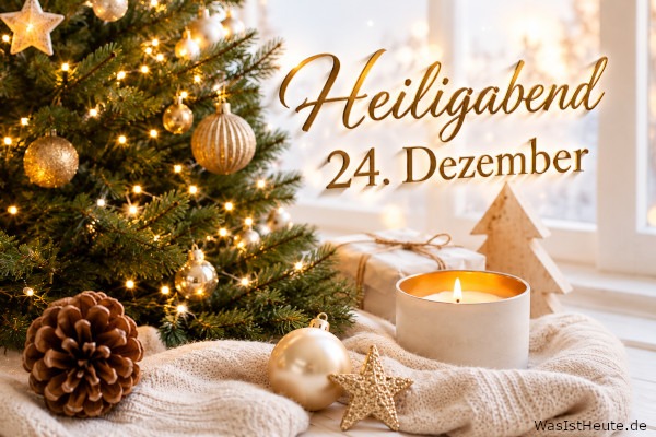 Heiligabend ist am 24. Dezember: Familienabend vor Weihnachten