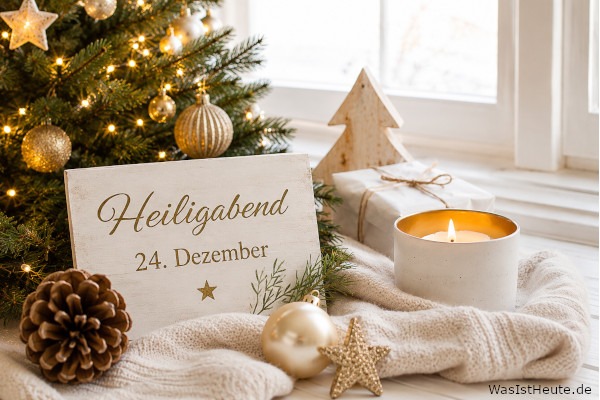 Heiligabend ist am 24. Dezember: Familienabend vor Weihnachten