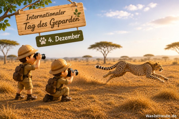 Internationaler Tag des Geparden ist am 4. Dezember: Bedrohte Raubkatze im Blickpunkt