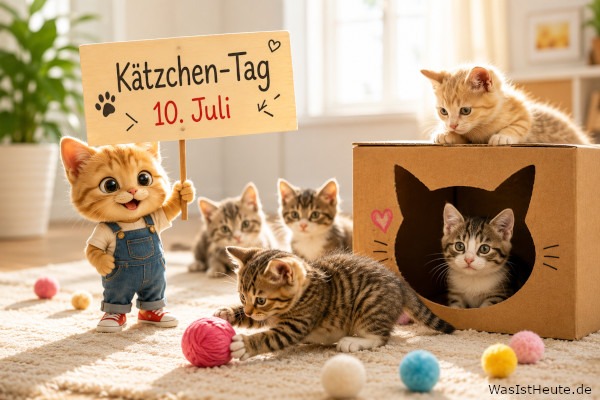 Kätzchen-Tag ist am 10. Juli: Junge Katzen im Blickpunkt