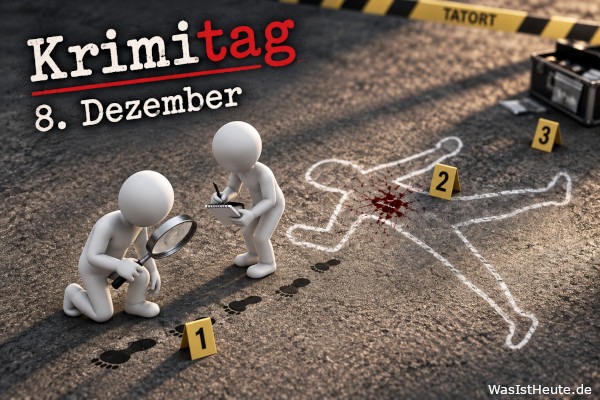 Krimitag ist am 8. Dezember: Lesungen und Spannung rund um Kriminalliteratur