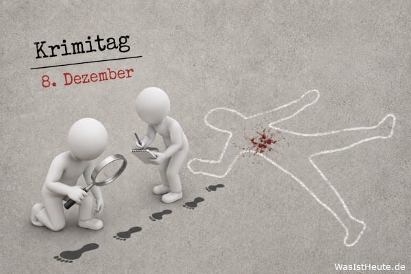 Krimitag ist am 8. Dezember: Lesungen und Spannung rund um Kriminalliteratur